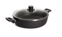 Сотейник Woll Titanium Nowo d-28см h-8см 4,5л фиксир ручки c крышкой под/кор