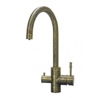 Смеситель Aquasanita Decor 2963 состаренная латунь