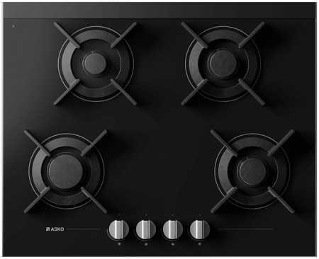 Поверхность газовая Asko HG8640MGB1 черное матовое стекло
