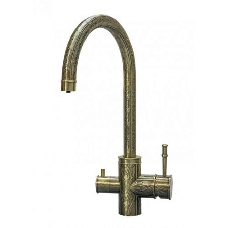 Смеситель Aquasanita Decor 2963 состаренная латунь