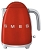 Чайник Smeg KLF03BLEU 1.7 л нерж. сталь черный