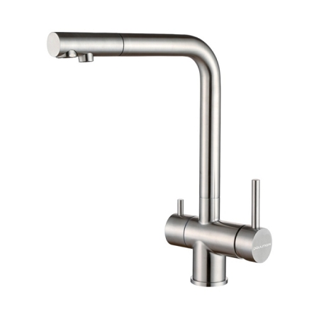 Смеситель Paulmark Skalen Sk213020-BS брашированная сталь