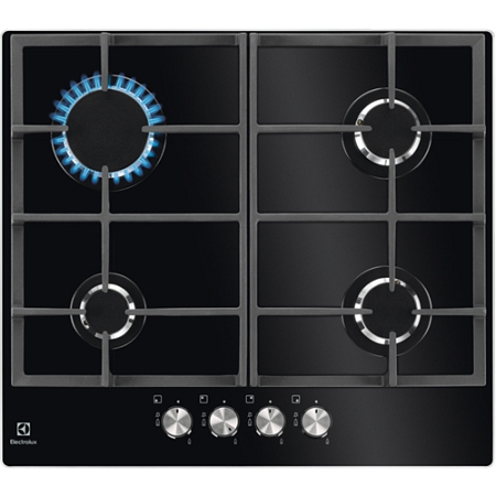 Поверхность газовая Electrolux KGG 6426K закаленное стекло черный